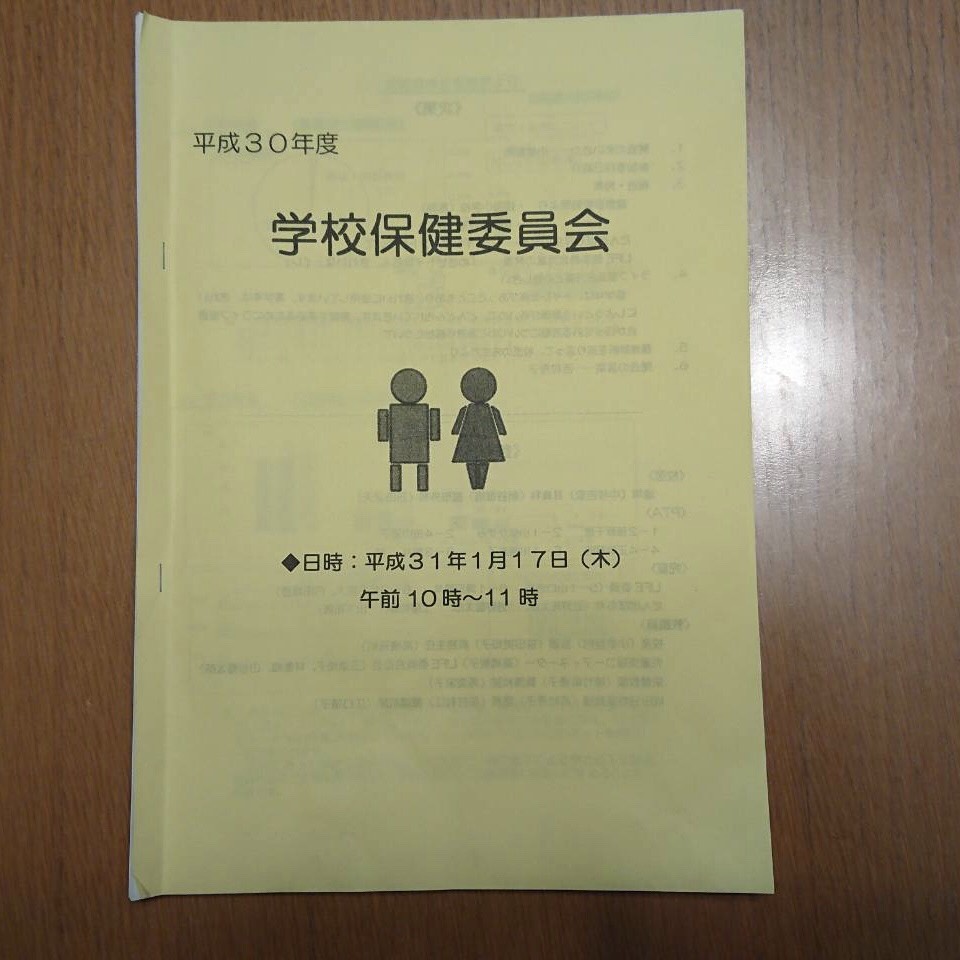 平成30年度　学校保健委員会